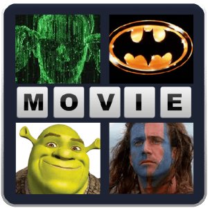 4Pics 1Word- What's the Movie Init